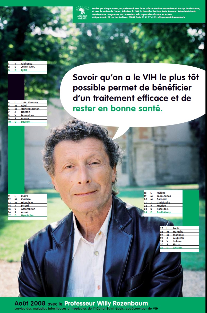 Contre le VIH/SIDA avec le Professeur Willy ROSENBAUM