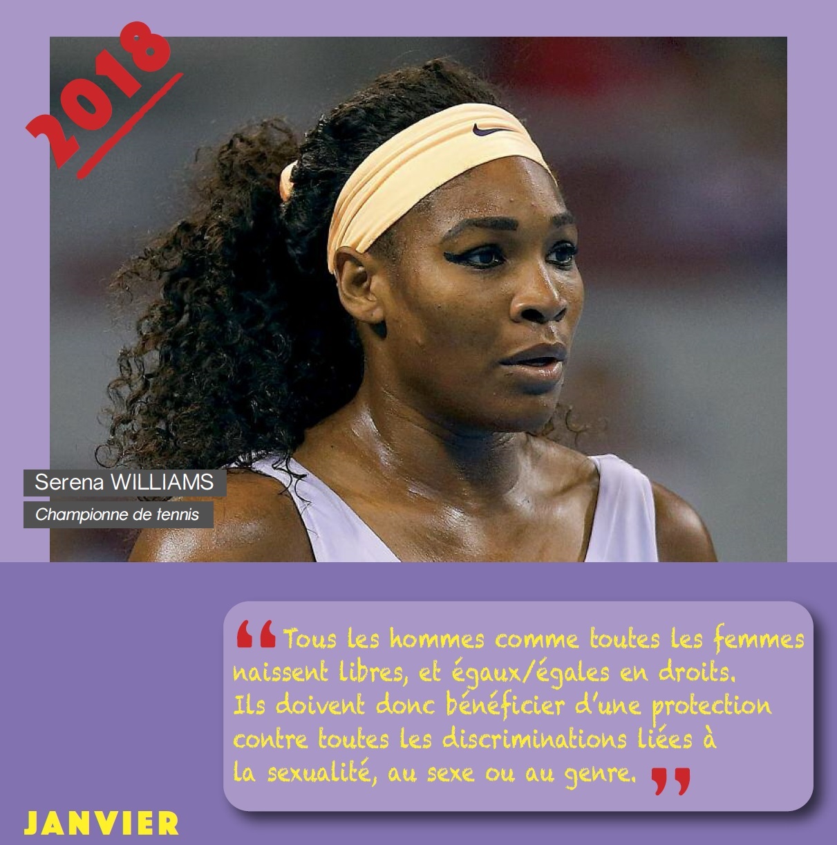 CALENDRIER 2018: DROITS SEXUELS